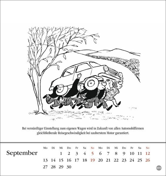 Produktbild: Loriot Postkartenkalender 2027