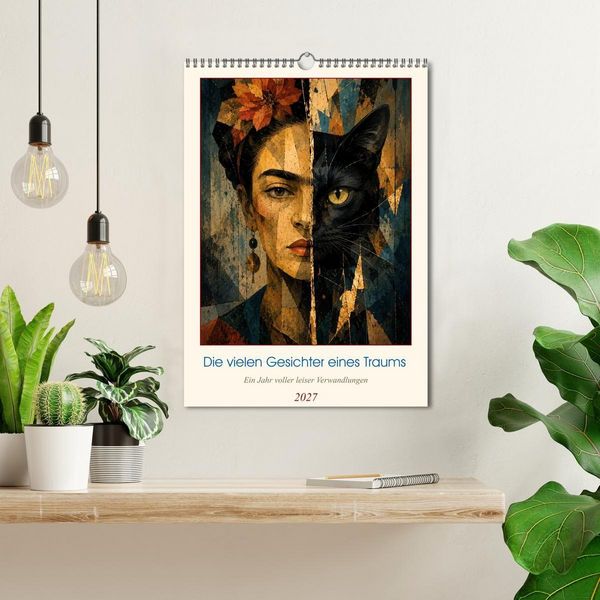 Produktbild: Die vielen Gesichter eines Traums: Ein Jahr voller leiser Verwandlungen (Wandkalender 2027 DIN A3 hoch), CALVENDO Monatskalender