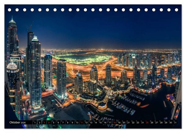Produktbild: DUBAI - 2026 (Tischkalender 2026 DIN A5 quer), CALVENDO Monatskalender