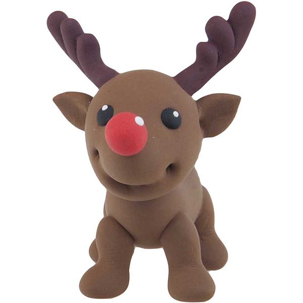 Produktbild: Creativ Company Silk Clay&reg;, Weihnachtsfarben, 6x14 g