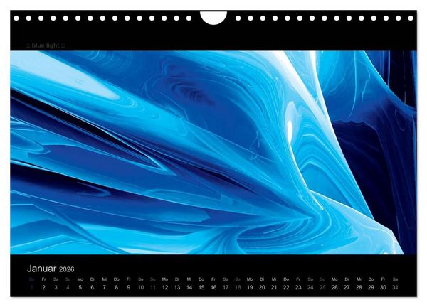 Produktbild: Abstrakte Kunst (Wandkalender 2026 DIN A4 quer), CALVENDO Monatskalender