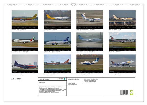 Produktbild: Air-Cargo (Wandkalender 2026 DIN A2 quer), CALVENDO Monatskalender