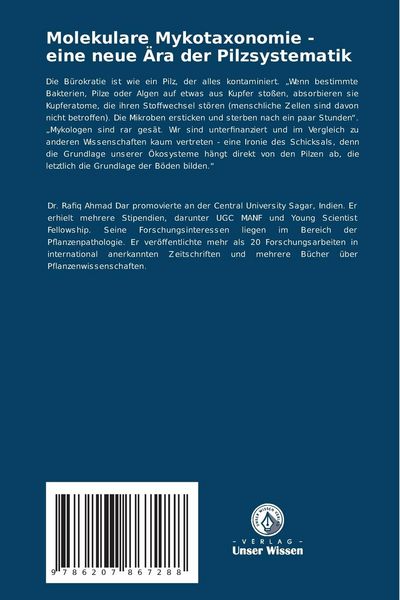 Produktbild: Molekulare Mykotaxonomie - eine neue &Auml;ra der Pilzsystematik