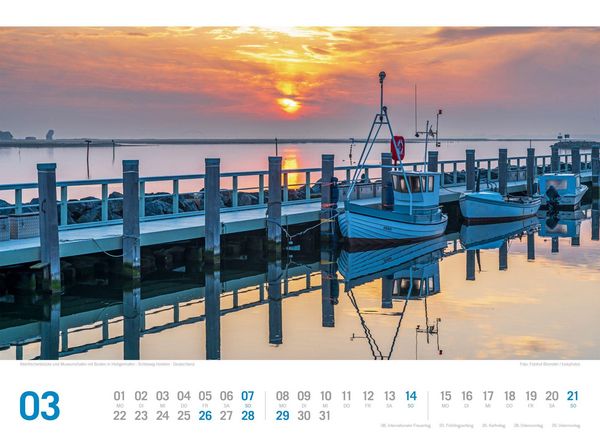 Produktbild: Ostsee ReiseLust Kalender 2027 | von Flensburg bis nach Usedom