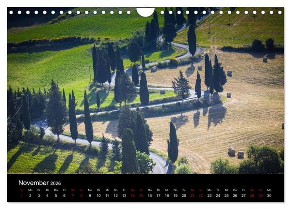 Produktbild: Toskana 2026 (Wandkalender 2026 DIN A4 quer), CALVENDO Monatskalender
