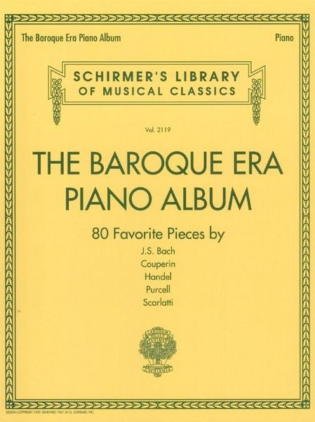Produktbild: The Baroque Era Piano Album