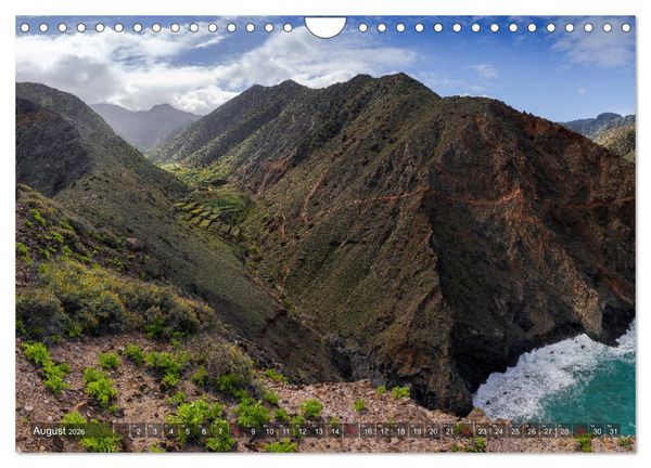 Produktbild: La Isla de La Gomera - Wilde Sch&ouml;nheit im Atlantik (Wandkalender 2026 DIN A4 quer), CALVENDO Monatskalender