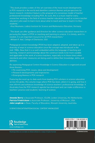 Produktbild: Re-examining Pedagogical Content Knowledge in Science Education