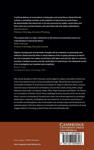 Produktbild: The Natural Law Foundations of Modern Social Theory