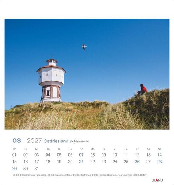Produktbild: Ostfriesland Postkartenkalender 2027 - einfach sch&ouml;n