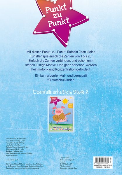 Produktbild: Mein erstes Punkt-zu-Punkt-Malbuch Stufe 1