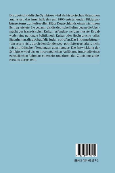 Produktbild: Die deutsch-j&uuml;dische Symbiose