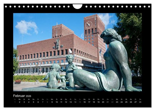 Produktbild: Oslo (Wandkalender 2026 DIN A4 quer), CALVENDO Monatskalender
