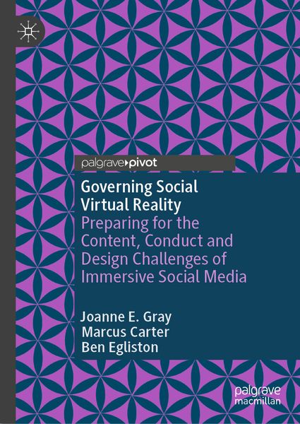 Produktbild: Governing Social Virtual Reality