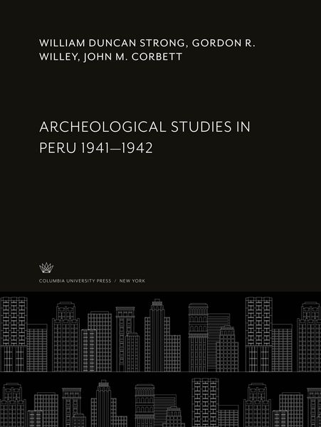 Produktbild: Archeological Studies in Peru 1941-1942