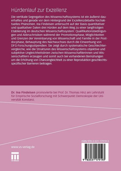 Produktbild: H&uuml;rdenlauf zur Exzellenz