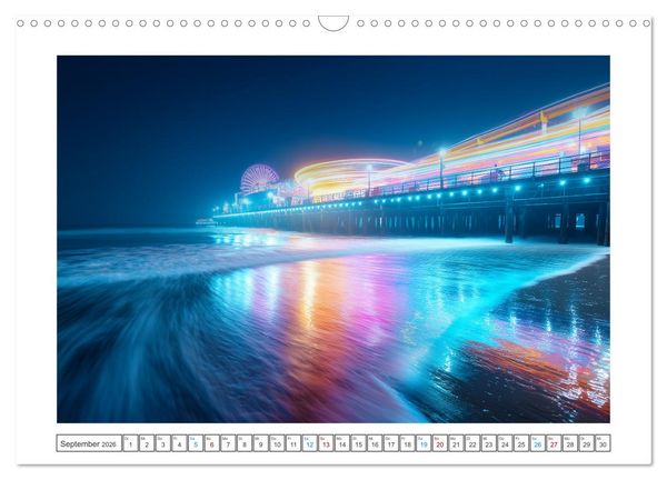 Produktbild: Farbst&uuml;rme der Nacht (Wandkalender 2026 DIN A3 quer), CALVENDO Monatskalender