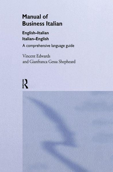Produktbild: Manual of Business Italian