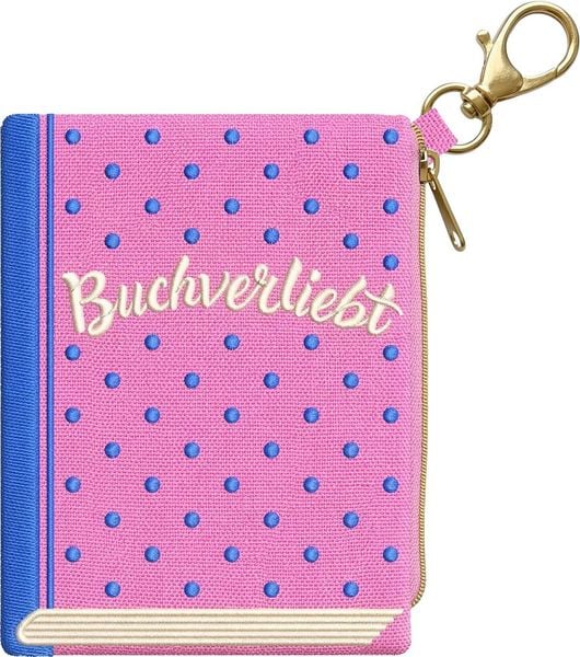 Produktbild: Buchverliebt Besticktes T&auml;schchen, Buchverliebt