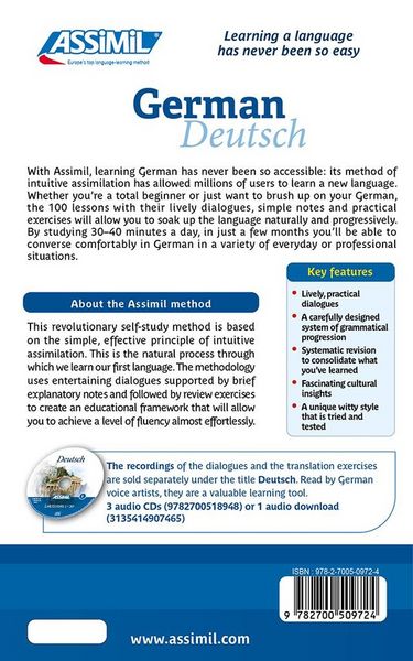 Produktbild: ASSiMiL German - Lehrbuch - Niveau A1-B2