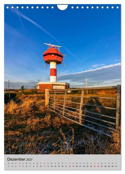 Produktbild: Leuchtt&uuml;rme an der Nordsee (Wandkalender 2027 DIN A4 hoch), CALVENDO Monatskalender