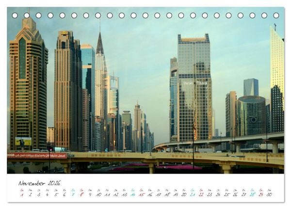 Produktbild: Dubai, die Stadt der Superlative. (Tischkalender 2026 DIN A5 quer), CALVENDO Monatskalender