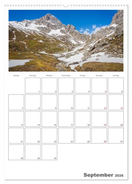 Produktbild: Franz&ouml;sische Alpen, auf den Pfaden des Murmeltiers (Wandkalender 2026 DIN A2 hoch), CALVENDO Monatskalender