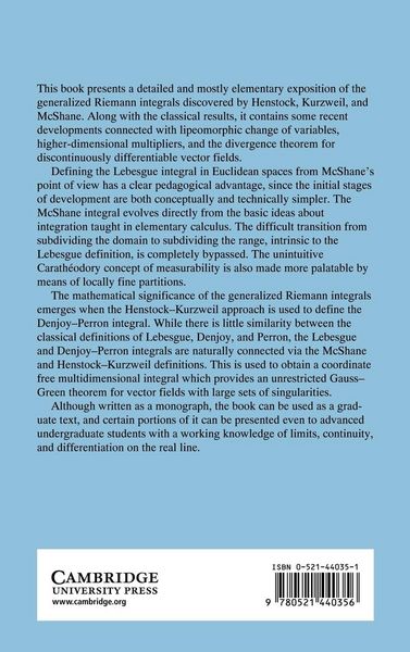 Produktbild: The Riemann Approach to Integration