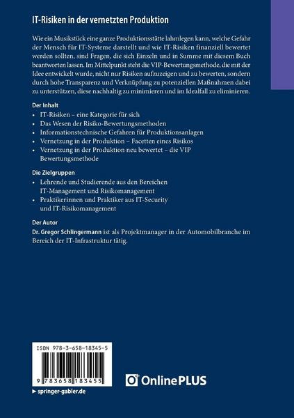 Produktbild: IT-Risiken in der vernetzten Produktion