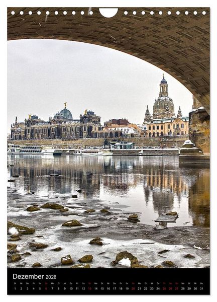 Produktbild: Die wundersch&ouml;ne Stadt Dresden (Wandkalender 2026 DIN A4 hoch), CALVENDO Monatskalender