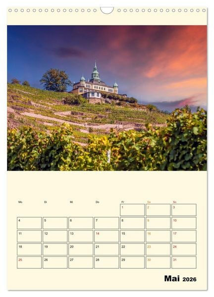 Produktbild: Mein Sachsen (Wandkalender 2026 DIN A3 hoch), CALVENDO Monatskalender