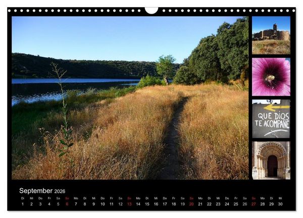 Produktbild: Via de la Plata - auf dem Jakobsweg von Sevilla nach Santiago (Wandkalender 2026 DIN A3 quer), CALVENDO Monatskalender