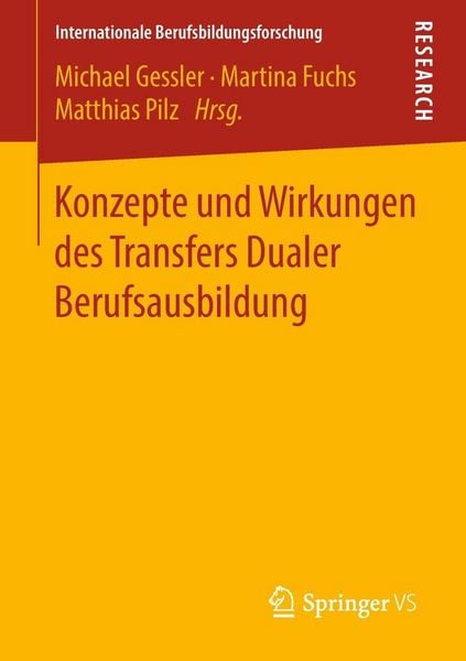 Produktbild: Konzepte und Wirkungen des Transfers Dualer Berufsausbildung
