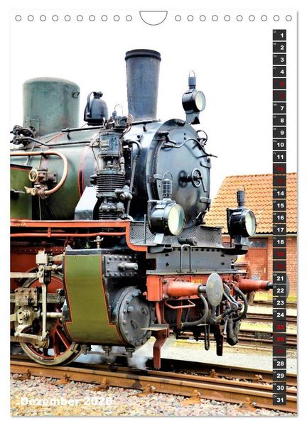 Produktbild: EISENBAHN - NOSTALGIE - 2026 (Wandkalender 2026 DIN A4 hoch), CALVENDO Monatskalender