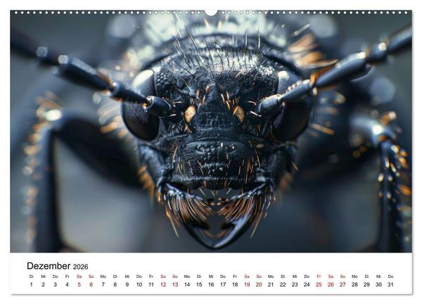 Produktbild: Insekten hautnah (Wandkalender 2026 DIN A2 quer), CALVENDO Monatskalender