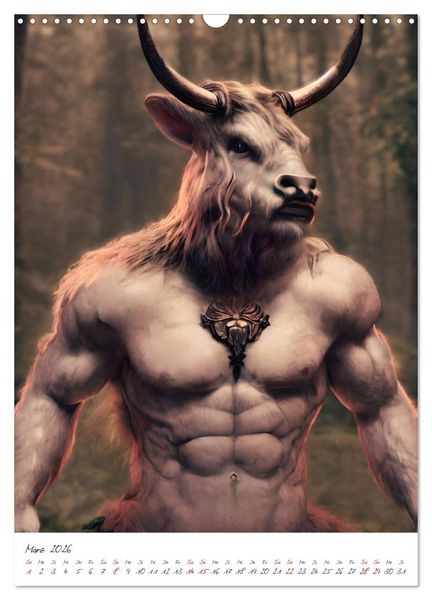 Produktbild: Dark Fantasy Art - Helden und Monster (Wandkalender 2026 DIN A3 hoch), CALVENDO Monatskalender