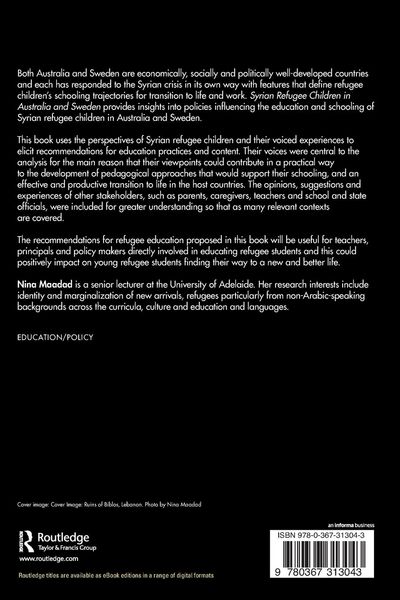 Produktbild: Syrian Refugee Children in Australia and Sweden