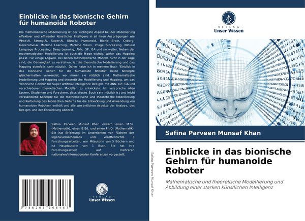 Einblicke in das bionische Gehirn für humanoide Roboter, Taschenbuch von Safina Parveen Munsaf Khan, Verlag Unser Wissen, 9786203266467