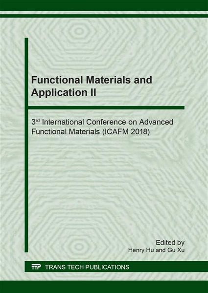 Produktbild: Functional Materials and Application II