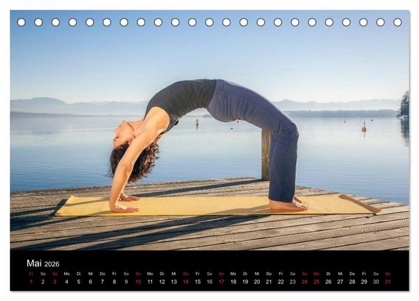 Produktbild: Yoga (Tischkalender 2026 DIN A5 quer), CALVENDO Monatskalender