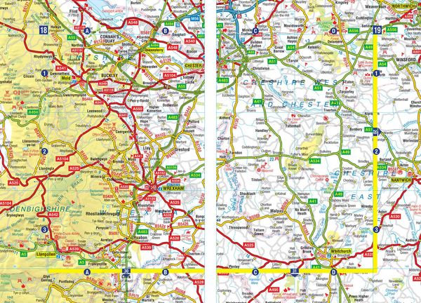 Produktbild: Midlands A-Z Road Atlas