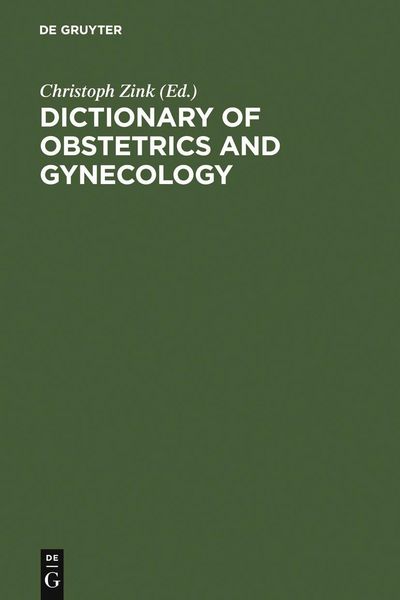 Produktbild: Dictionary of Obstetrics and Gynecology