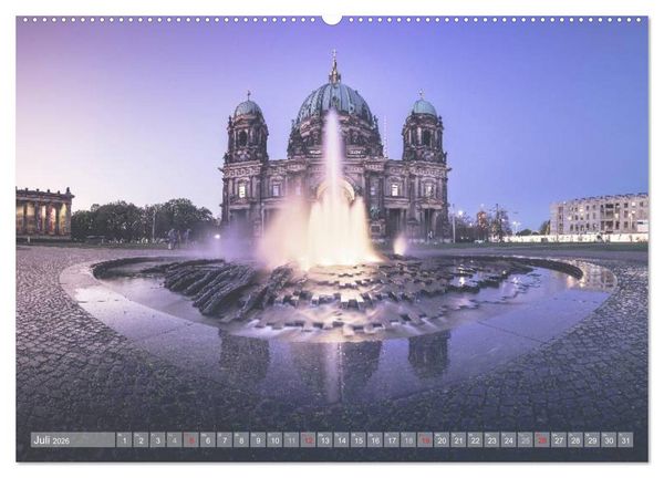 Produktbild: Berlin Citylights (hochwertiger Premium Wandkalender 2026 DIN A2 quer), Kunstdruck in Hochglanz