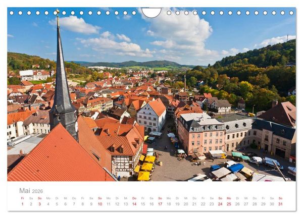 Produktbild: TH&Uuml;RINGEN 2026 (Wandkalender 2026 DIN A4 quer), CALVENDO Monatskalender