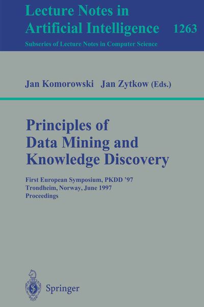 Produktbild: Principles of Data Mining and Knowledge Discovery