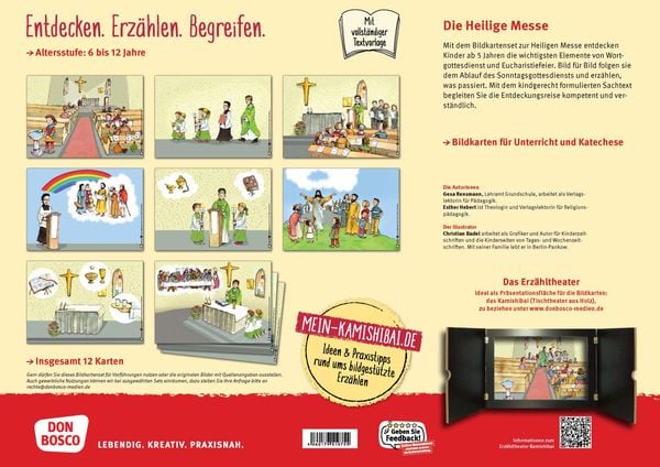Produktbild: Die Heilige Messe. Kamishibai Bildkartenset.