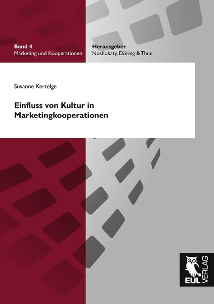Produktbild: Einfluss von Kultur in Marketingkooperationen