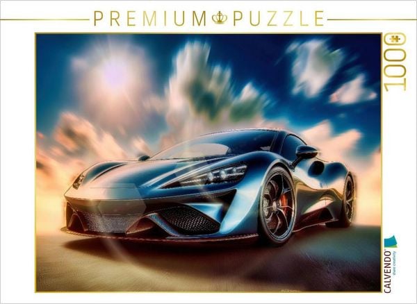 Produktbild: CALVENDO Puzzle Geboren f&uuml;r die &Uuml;berholspur. | 1000 Teile Lege-Gr&ouml;&szlig;e 64x48cm Foto-Puzzle f&uuml;r gl&uuml;ckliche Stunden