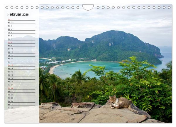 Produktbild: Mein Thailand - Geburtstagskalender (Wandkalender 2026 DIN A4 quer), CALVENDO Monatskalender