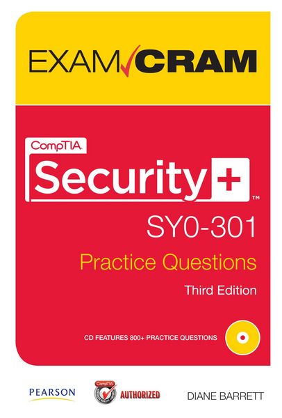 Produktbild: CompTIA Security+ SY0-301 Practice Questions Exam Cram